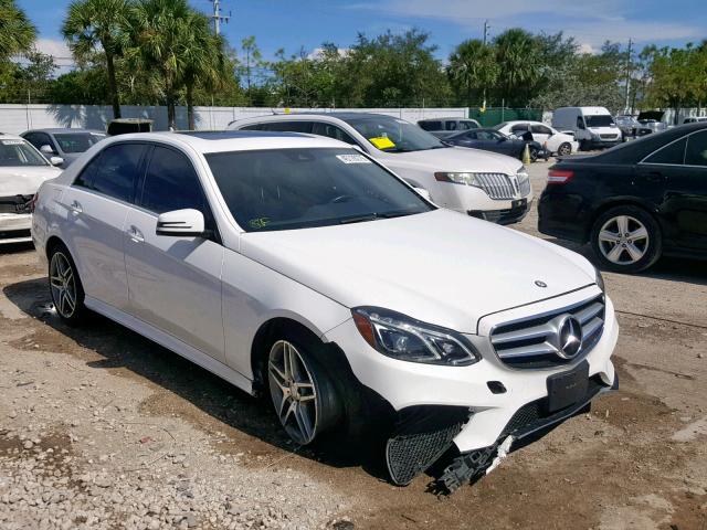 WDDHF6HB6GB186142 - 2016 MERCEDES-BENZ E 400 4MAT WHITE photo 1