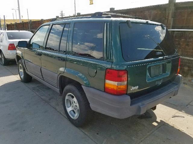 1J4FX58S5VC559990 - 1997 JEEP GRAND CHER GREEN photo 3