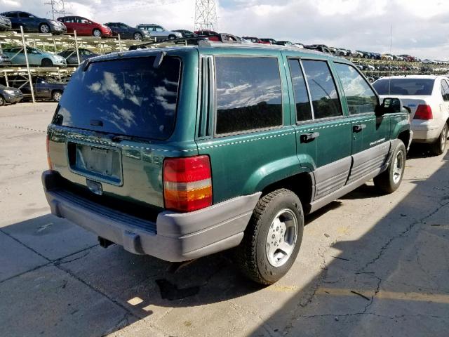 1J4FX58S5VC559990 - 1997 JEEP GRAND CHER GREEN photo 4