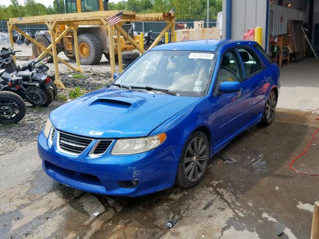 JF4GG22695G055111 - 2005 SAAB 9-2 AERO BLUE photo 2