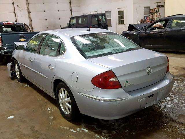 2G4WD582X61182932 - 2006 BUICK LACROSSE C SILVER photo 3