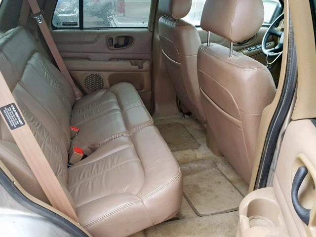 1GNDT13W3Y2373393 - 2000 CHEVROLET BLAZER BEIGE photo 6