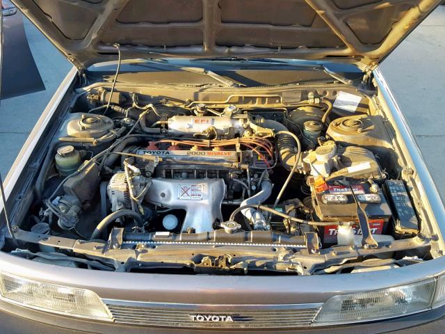 JT2SV21E7J3299849 - 1988 TOYOTA CAMRY DLX GRAY photo 7