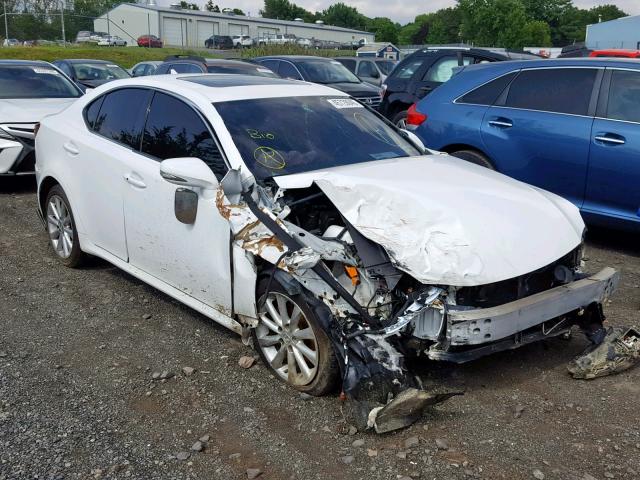 JTHCK262892032237 - 2009 LEXUS IS 250 WHITE photo 1