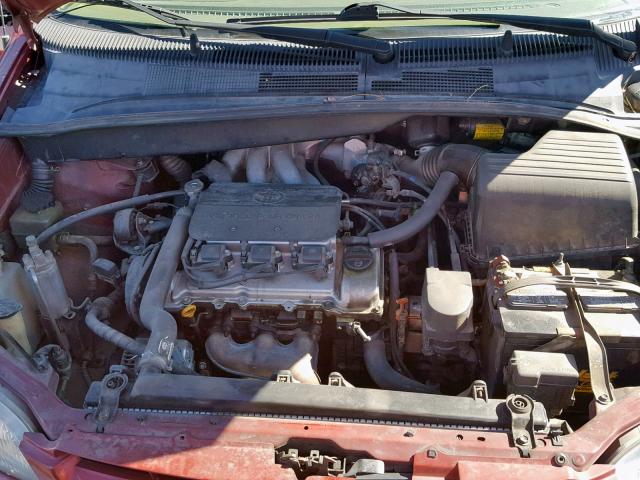 4T3ZF13CXYU172464 - 2000 TOYOTA SIENNA LE RED photo 7