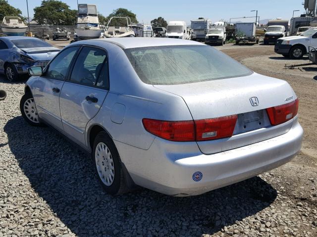 1HGCM56105A133195 - 2005 HONDA ACCORD DX SILVER photo 3