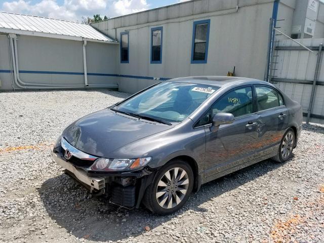 2HGFA16919H344482 - 2009 HONDA CIVIC EXL 灰色 照片 2