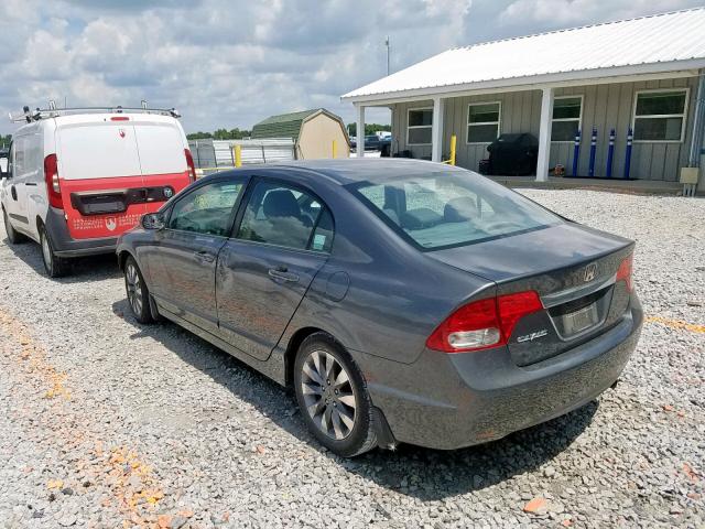2HGFA16919H344482 - 2009 HONDA CIVIC EXL 灰色 照片 3