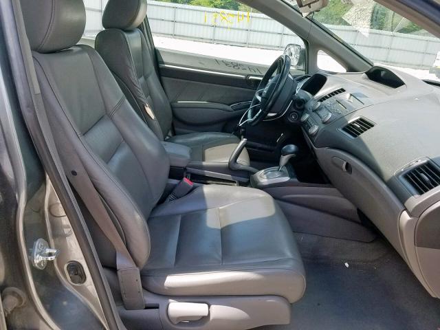 2HGFA16919H344482 - 2009 HONDA CIVIC EXL 灰色 照片 5