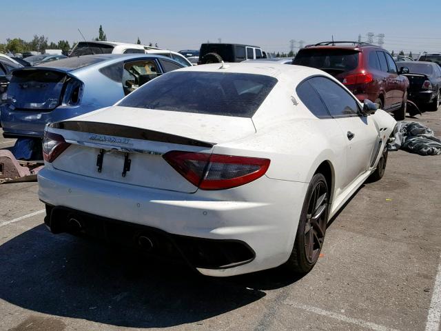 ZAM45VLA9D0069193 - 2013 MASERATI GRANTURISM WHITE photo 4