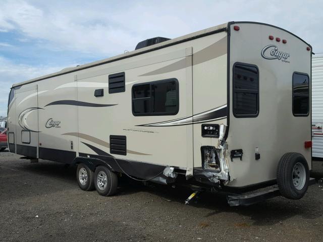 4YDT33R21HV500805 - 2017 KEYSTONE COUGAR BEIGE photo 3