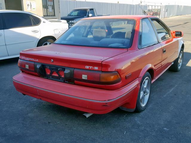 JT2AE98C7J3138622 - 1988 TOYOTA COROLLA GT TWO TONE photo 4