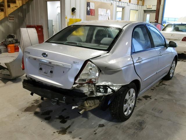 KNAFE121875436774 - 2007 KIA SPECTRA EX SILVER photo 4