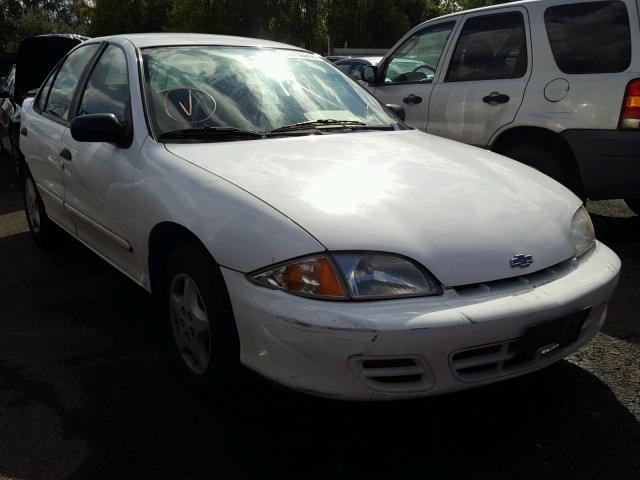 1G1JC524727442138 - 2002 CHEVROLET CAVALIER B WHITE photo 1