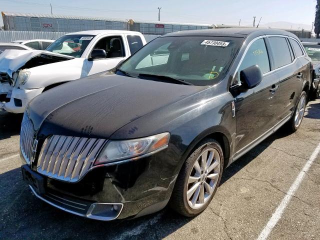 2LMHJ5AT3ABJ20395 - 2010 LINCOLN MKT BLACK photo 2