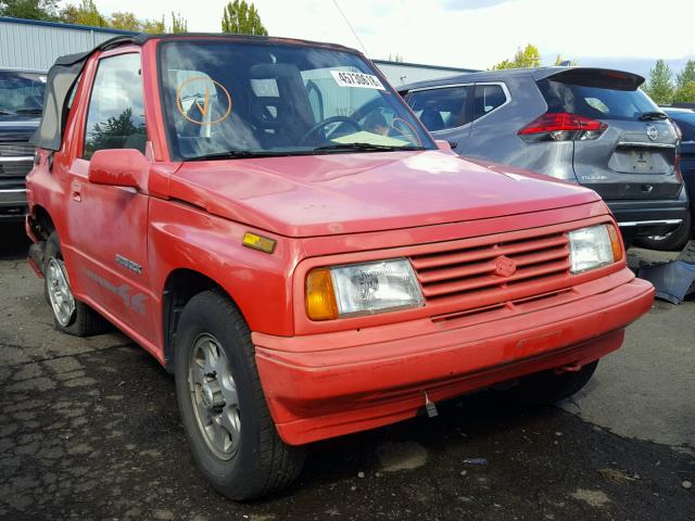 2S3TA02C9S6419512 - 1995 SUZUKI SIDEKICK J RED photo 1