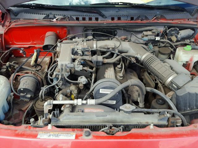 2S3TA02C9S6419512 - 1995 SUZUKI SIDEKICK J RED photo 7