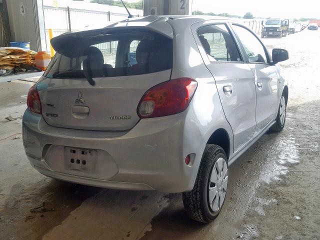 ML32A3HJ5FH043976 - 2015 MITSUBISHI MIRAGE DE GRAY photo 4