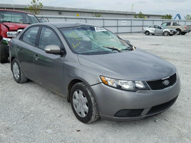 KNAFU4A24A5860345 - 2010 KIA FORTE EX GRAY photo 1