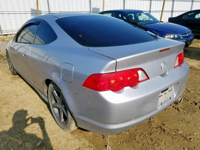 JH4DC53022C801126 - 2002 ACURA RSX TYPE-S SILVER photo 3