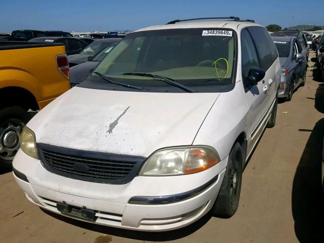 2FMZA52492BB50557 - 2002 FORD WINDSTAR S WHITE photo 2