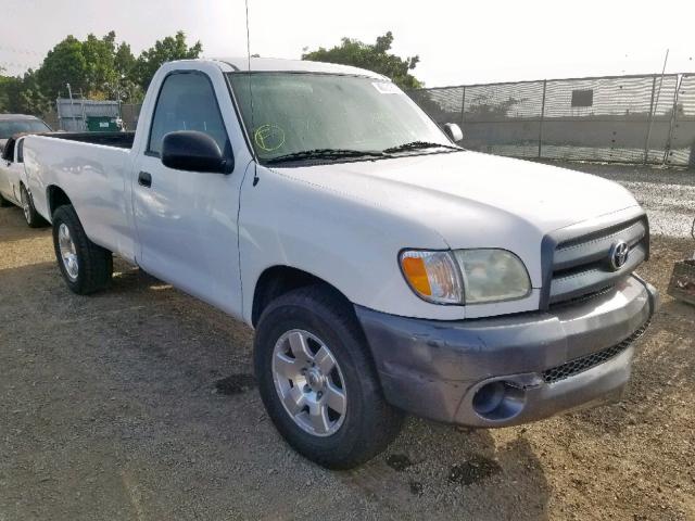 5TBJN32193S408858 - 2003 TOYOTA TUNDRA WHITE photo 1