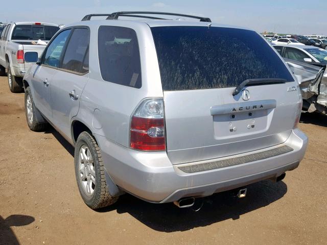 2HNYD18675H533904 - 2005 ACURA MDX TOURIN SILVER photo 3