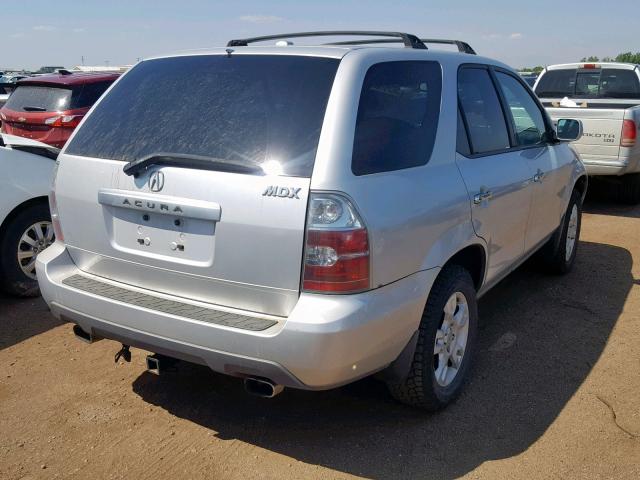 2HNYD18675H533904 - 2005 ACURA MDX TOURIN SILVER photo 4