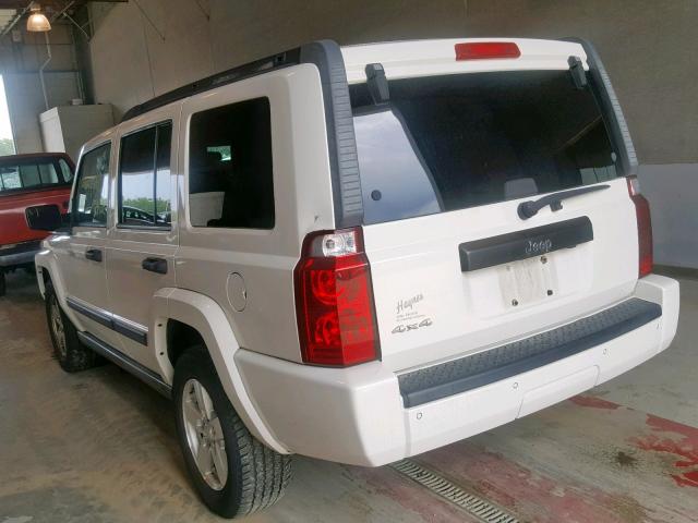 1J8HG48K96C345846 - 2006 JEEP COMMANDER WHITE photo 3