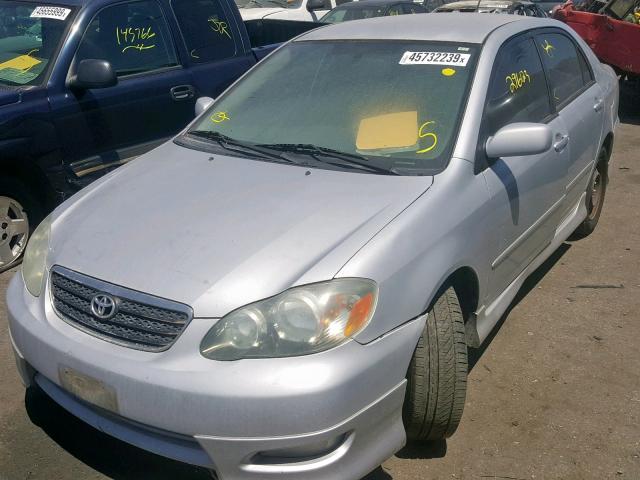 1NXBR32E77Z774320 - 2007 TOYOTA CORONA SILVER photo 2