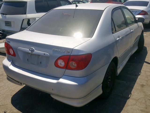 1NXBR32E77Z774320 - 2007 TOYOTA CORONA SILVER photo 4