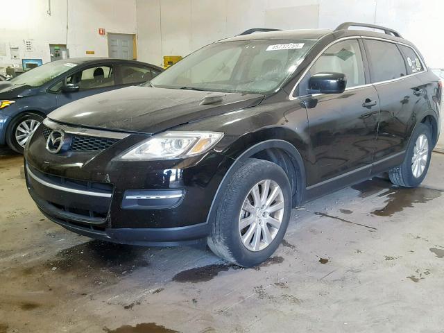 JM3TB38A980154506 - 2008 MAZDA CX-9 BLACK photo 2