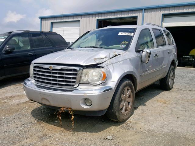 1A8HW582X8F106218 - 2008 CHRYSLER ASPEN LIMI SILVER photo 2