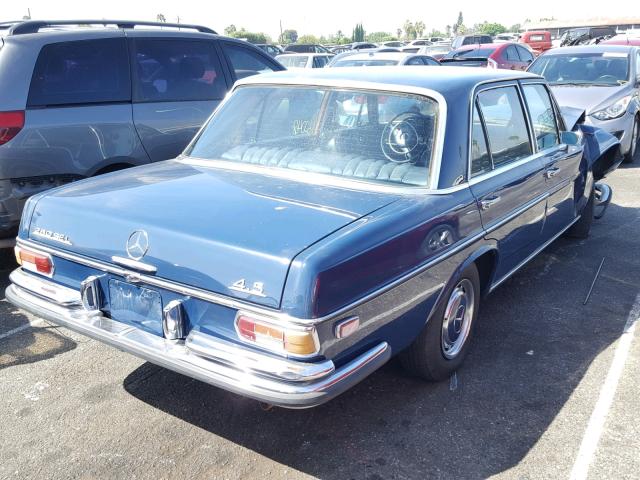 10806812019492 - 1973 MERCEDES-BENZ 280 SEL BLUE photo 4