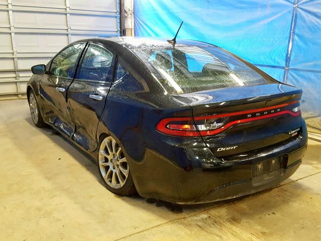 1C3CDFCB5ED669578 - 2014 DODGE DART LIMIT BLACK photo 3