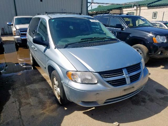 1D4GP45R16B500922 - 2006 DODGE CARAVAN SX BLUE photo 1