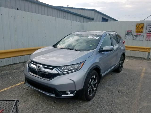 5J6RW2H90HL061468 - 2017 HONDA CR-V TOURI SILVER photo 2