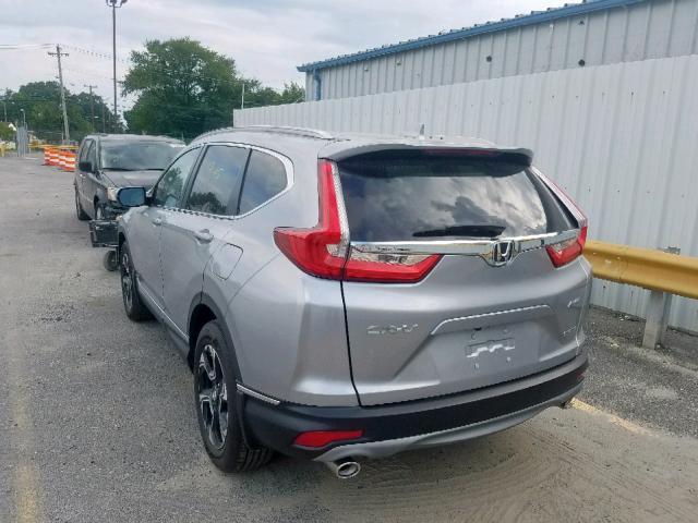 5J6RW2H90HL061468 - 2017 HONDA CR-V TOURI SILVER photo 3