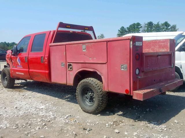 1FTSW31P74ED69340 - 2004 FORD F350 SRW S RED photo 3