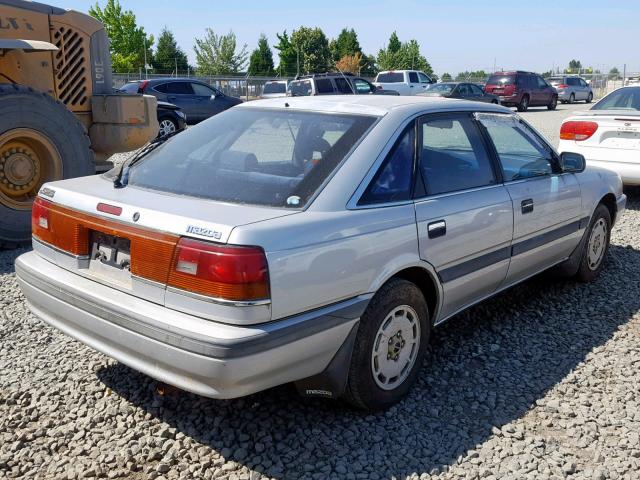 JM1GD2427J1562015 - 1988 MAZDA 626 SILVER photo 4