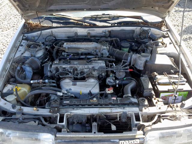 JM1GD2427J1562015 - 1988 MAZDA 626 SILVER photo 7