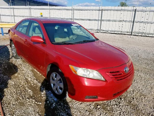 4T1BE46K09U345394 - 2009 TOYOTA CAMRY BASE RED photo 1