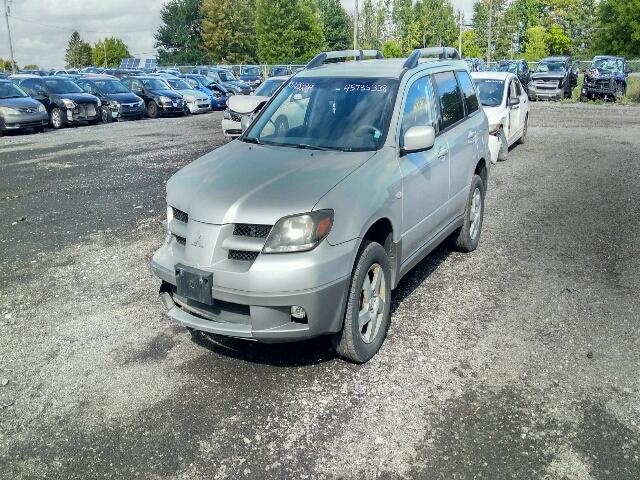 JA4LZ41G33U610018 - 2003 MITSUBISHI OUTLANDER SILVER photo 2