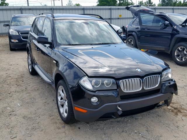 WBXPC93489WJ28766 - 2009 BMW X3 XDRIVE3 BLACK photo 1