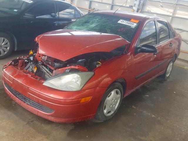 1FAFP33P33W224838 - 2003 FORD FOCUS LX RED photo 2