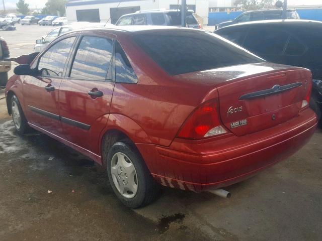1FAFP33P33W224838 - 2003 FORD FOCUS LX RED photo 3