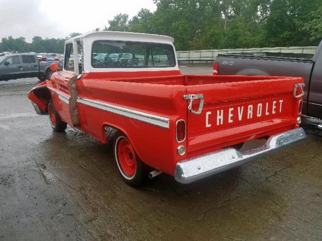 C1446S163657 - 1966 CHEVROLET TRUCK RED photo 3