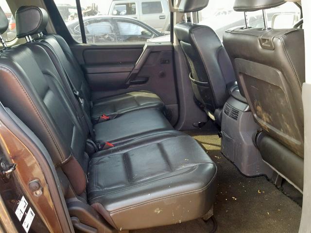 5N1AA08C97N723547 - 2007 NISSAN ARMADA SE BROWN photo 6