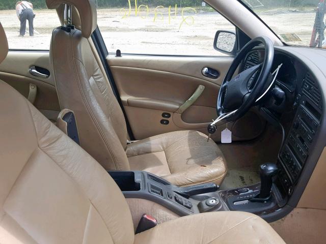 YS3EF48Z913007455 - 2001 SAAB 9-5 SE BEIGE photo 5