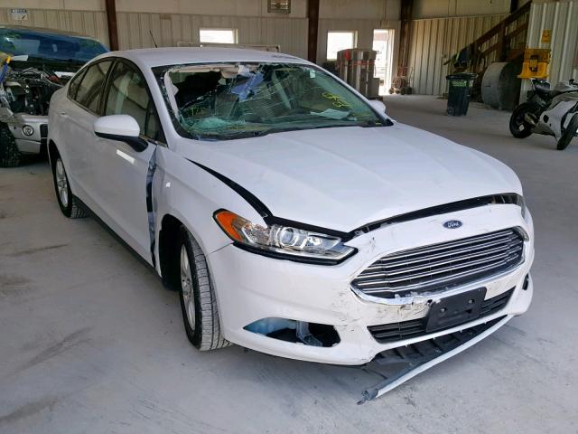 3FA6P0G70GR249875 - 2016 FORD FUSION S WHITE photo 1